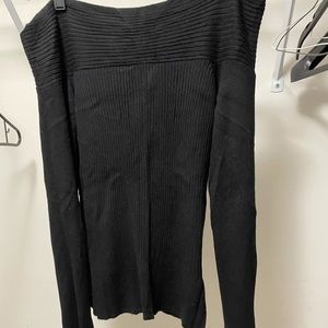 Off the shoulder sweater
